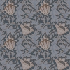 Picture of Anemone Dark Blue Floral Trail Wallpaper