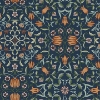 Picture of No 1 Holland Park Dark Blue Floral Wallpaper