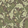 Picture of Granville Plum Leafy Vine Wallpaper