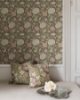 Picture of Cray Plum Floral Trail Wallpaper