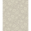 Picture of Mallow Grey Floral Vine Wallpaper