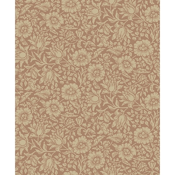 Picture of Mallow Rose Floral Vine Wallpaper