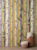 Picture of Chester Mustard Birch Trees Wallpaper