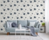 Picture of Synergy Navy Floral Wallpaper