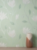 Picture of Synergy Light Green Floral Wallpaper