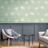 Picture of Synergy Light Green Floral Wallpaper