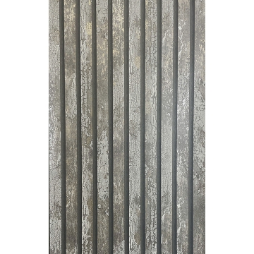 Picture of Oxidize Grey Vertical Slats Wallpaper