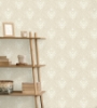 Picture of Florentine Neutral Damask Wallpaper
