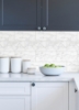 Picture of Marble White Tiles Peel and Stick Backsplash