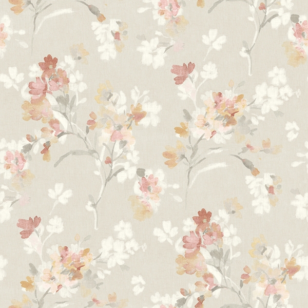 Picture of Azalea Ruby Floral Branches Wallpaper