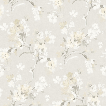 Picture of Azalea Neutral Floral Branches Wallpaper
