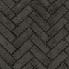 Picture of Canelle Black Brick Herringbone Wallpaper