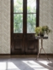 Picture of Canelle Taupe Brick Herringbone Wallpaper