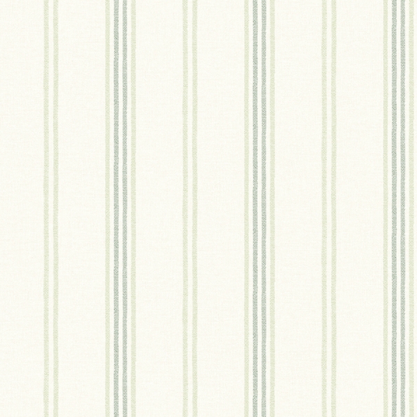 Picture of Lovage Green Linen Stripe Wallpaper
