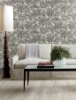 Picture of Spinney Black Toile Wallpaper