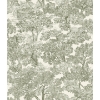 Picture of Spinney Green Toile Wallpaper