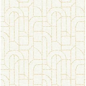 Picture of Integrity Yellow Arched Outlines Wallpaper