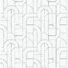 Picture of Integrity Blue Arched Outlines Wallpaper