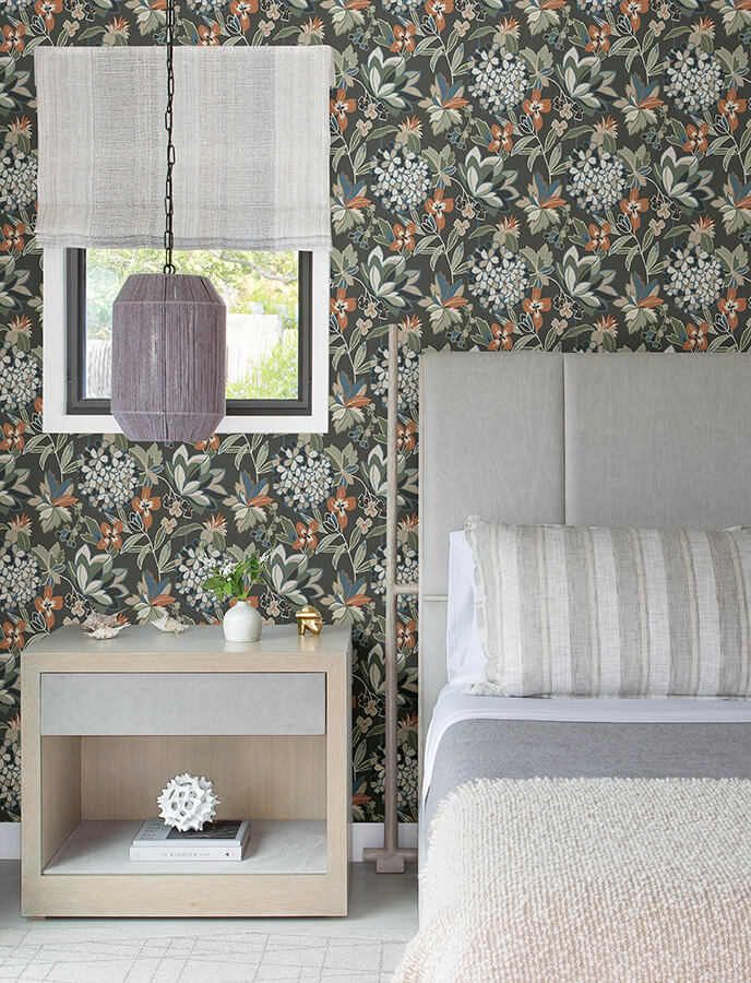 York Wallcoverings. 4146-27226 - Valdivian Moss Floral Wallpaper - by A ...