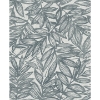 Picture of Rhythmic Denim Leaf Wallpaper