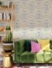 Picture of Solola Chartreuse Ikat Wallpaper