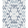 Picture of Solola Blue Ikat Wallpaper