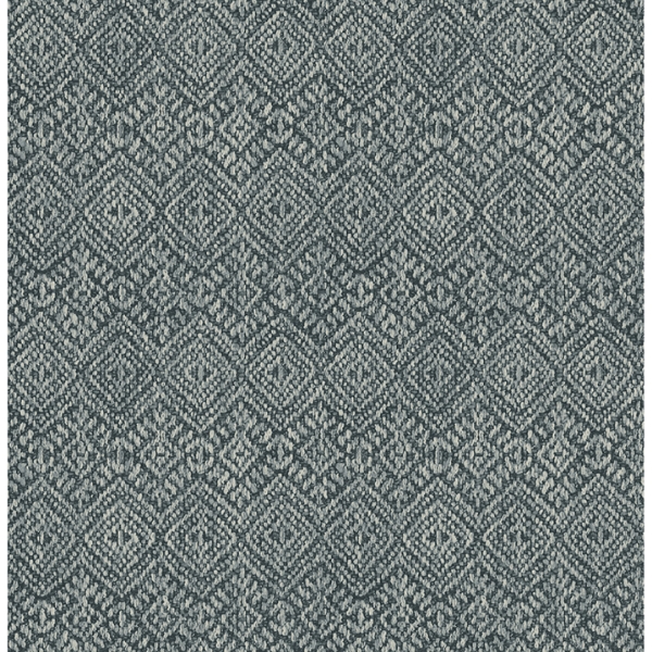 Picture of Gallivant Indigo Woven Geometric Wallpaper