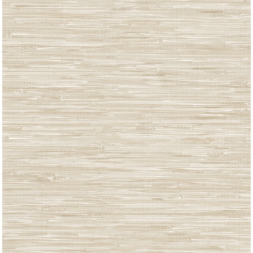 Picture of Exhale Dove Woven Faux Grasscloth Wallpaper