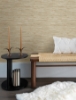 Picture of Exhale Light Brown Woven Faux Grasscloth Wallpaper