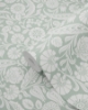 Picture of Cordelia Green Baroque Blooms Wallpaper