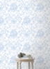 Picture of Fairytale Blissful Blue Toile Wallpaper