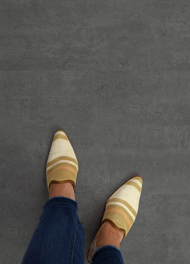 FP6162 Quarry Dark Grey Peel and Stick Floor Tiles by FloorPops