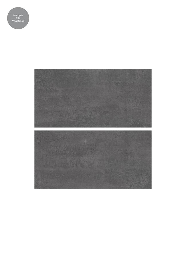 FP6162 Quarry Dark Grey Peel and Stick Floor Tiles by FloorPops