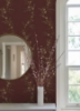 Picture of CLJ Posy Cranberry Peel and Stick Wallpaper