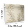 Picture of CLJ Posy Vanilla Peel and Stick Wallpaper