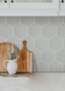 Picture of Hexagon Grey Peel & Stick Luxury Wall Tiles