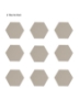 Picture of Hexagon Beige Peel & Stick Luxury Wall Tiles