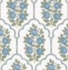 Picture of Floral Bazaar Green and Blue Peel and Stick Wallpaper
