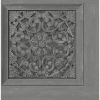 Picture of Carved Floral Grey Peel and Stick Wallpaper