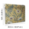 Picture of Spring Meadow Yellow Peel and Stick Wallpaper