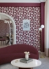 Picture of RuDeco Oxblood Red Peel and Stick Wallpaper