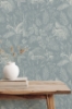 Picture of Woodland Blue Toile Wallpaper