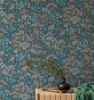 Picture of Ditsy Dark Blue Daisies Wallpaper