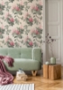 Picture of Chestnut Pink Floral Wallpaper