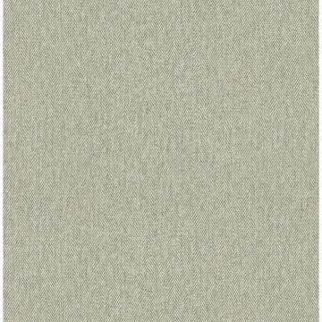 Picture of Herringbone Green Tweed Wallpaper