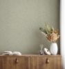 Picture of Herringbone Green Tweed Wallpaper