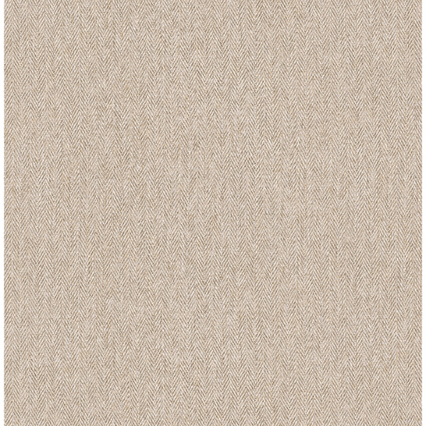 Picture of Herringbone Neutral Tweed Wallpaper