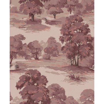 Picture of Sherwood Merlot Glade Wallpaper