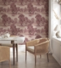 Picture of Sherwood Merlot Glade Wallpaper