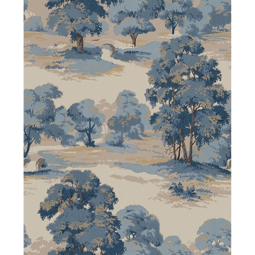 Picture of Sherwood Blue Glade Wallpaper